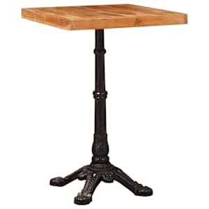 vidaXL Bistroolaud 50 x 50 x 76 cm Tugev akatsiapuu Pruun Kandiline