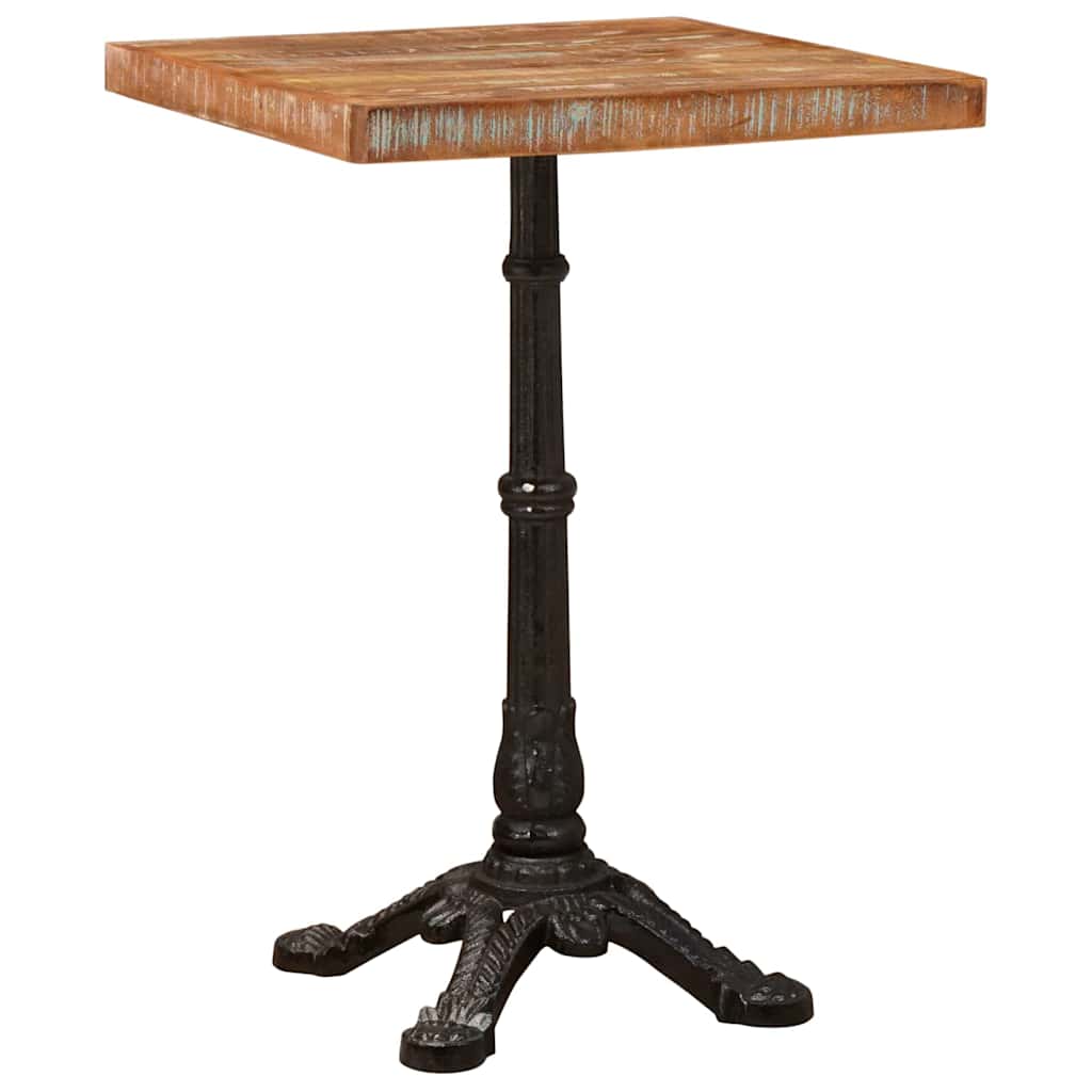 vidaXL Bistrotafel Bruin 50 x 50 x 76 cm massief gerecycled hout