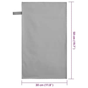 Sportovní osušky 2 pcs Tmavě šedá 50 x 30 cm - obrázek 8