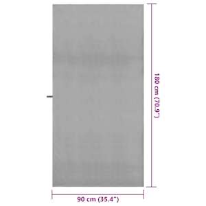 Sportovní osušky 2 pcs Tmavě šedá 90 x 180 cm - obrázek 8