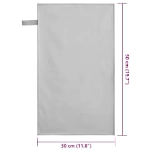 Sportovní osušky 2 pcs Šedá 50 x 30 cm Polyester a polyamid - obrázek 8