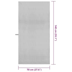 Sportovní osušky 2 pcs Šedá 140 x 70 cm Polyester a polyamid - obrázek 8
