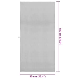Sportovní osušky 2 pcs Šedá 180 x 90 cm Polyester a polyamid - obrázek 8
