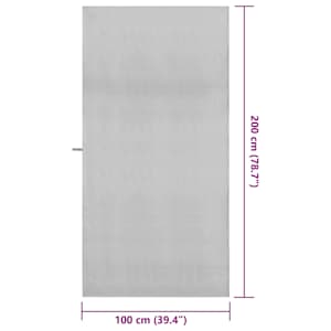 Sportovní osušky 2 pcs Šedá 200 x 100 cm Polyester a polyamid - obrázek 8