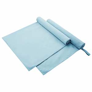 Sportovní osušky 2 pcs Modrá 180 x 90 cm Polyester a polyamid - obrázek 1