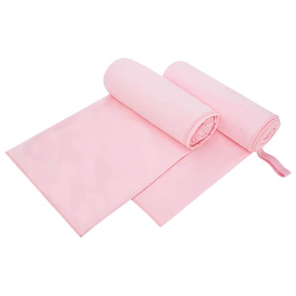 vidaXL Spordir&auml;tikud 2 tk Roosa 200 x 100 cm