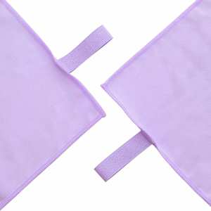 Sada sportovních ručníků 2 pcs Fialová textil - obrázek 5