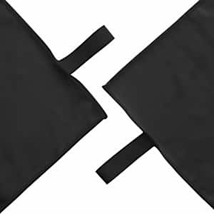 Sada sportovních ručníků 3 pcs Černá Polyester a polyamid - obrázek 5