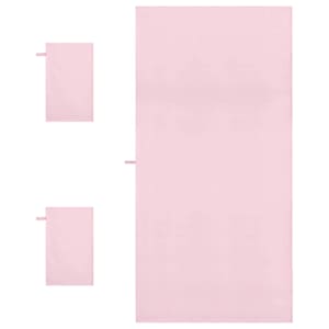 Sada sportovních ručníků 3 pcs Růžová Polyester a polyamid - obrázek 4