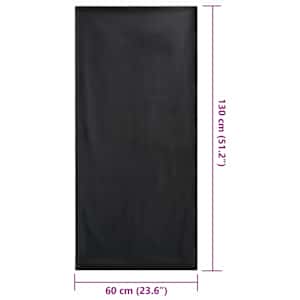 Venkovní ručníky na křesla 2 pcs Černá 130 x 60 cm - obrázek 9