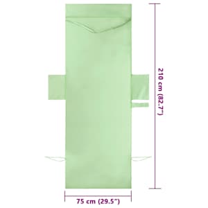 Ručníky na lehátko 2 pcs Zelená 210 x 75 cm - obrázek 10
