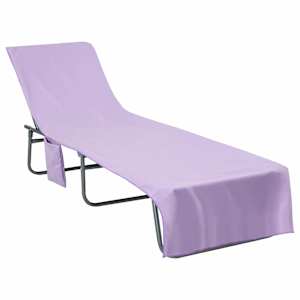 Ručníky na lehátko 2 pcs Fialová 210 x 75 cm - obrázek 3
