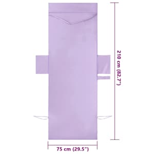 Ručníky na lehátko 2 pcs Fialová 210 x 75 cm - obrázek 10