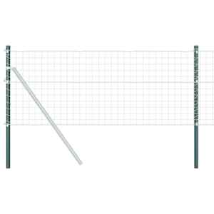 Plotový sloupek. 2 pcs Zelená 60 cm Práškově lakovaná ocel - obrázek 2