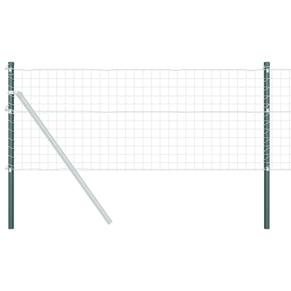 vidaXL Aiapost 12 tk Roheline 90 cm Pulberv&auml;rvitud Teras