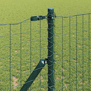 Plotový sloupek. 2 pcs Zelená Práškově lakovaná ocel - obrázek 3