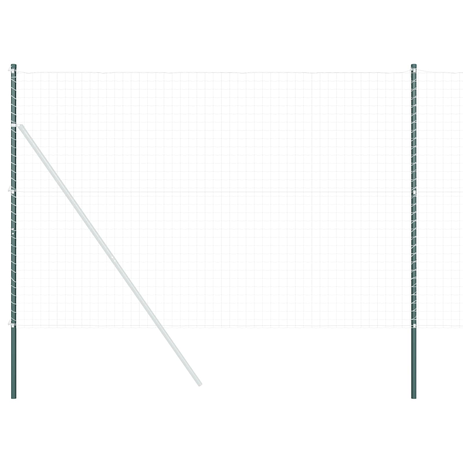 Aiapost 2 pcs Roheline Pulbervärvitud Teras 46 Kõik vajalik sinu aeda ja koju! Aiapost 2 pcs Roheline Pulbervärvitud Teras - Image 2