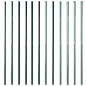 Plotový sloupek. 12 pcs Zelená Práškově lakovaná ocel - obrázek 4