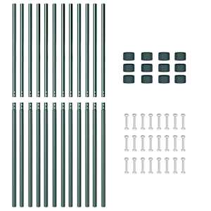 Plotový sloupek. 12 pcs Zelená Práškově lakovaná ocel - obrázek 5