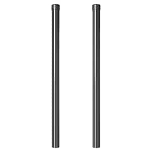 Plotový sloupek. 2 pcs Šedá 80 cm Práškově lakovaná ocel - obrázek 4