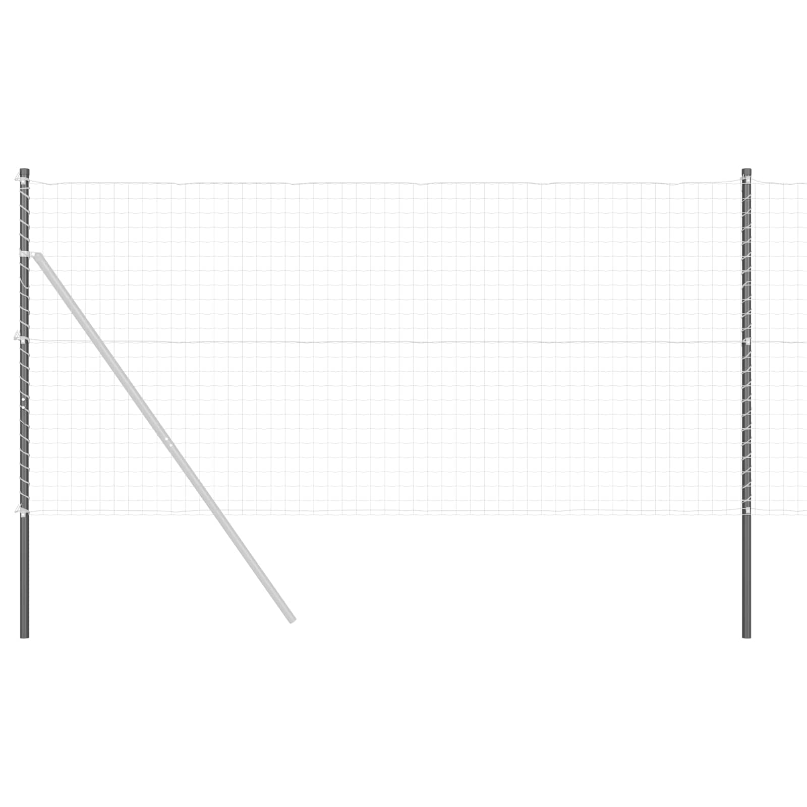 Aiapost 2 pcs Hall Pulbervärvitud Teras 67 Kõik vajalik sinu aeda ja koju! Aiapost 2 pcs Hall Pulbervärvitud Teras - Image 2