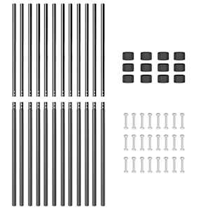 Plotový sloupek. 12 pcs Šedá Práškově lakovaná ocel - obrázek 5