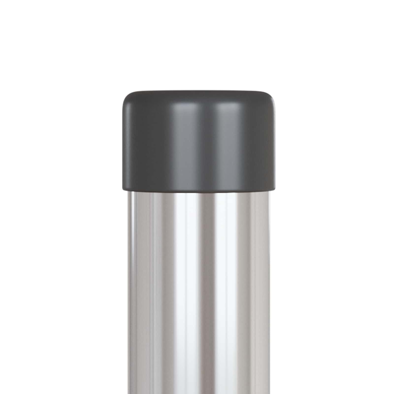 Aiapost 2 pcs Hõbedane 60 cm Pulbervärvitud Teras 4 Kõik vajalik sinu aeda ja koju! Aiapost 2 pcs Hõbedane 60 cm Pulbervärvitud Teras - Image 4