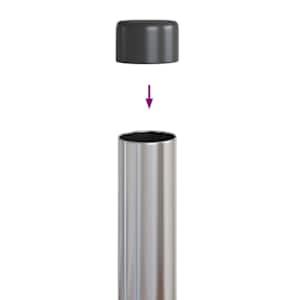 Plotový sloupek. 2 pcs Stříbrná 60 cm Práškově lakovaná ocel - obrázek 5