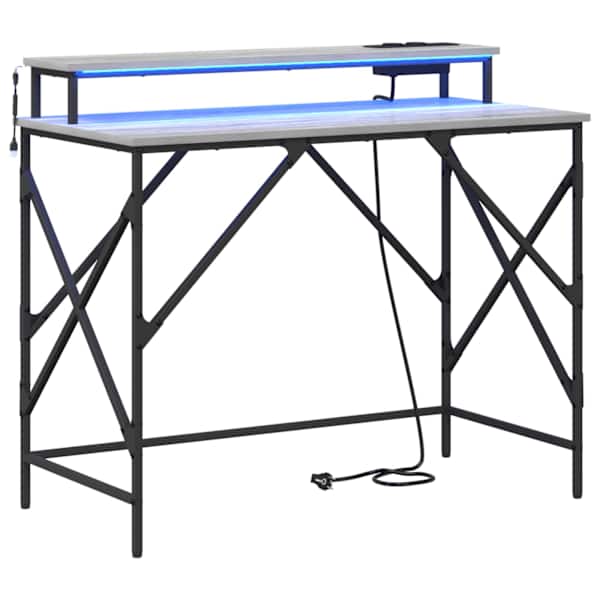 vidaXL Laud Hall Sonoma 100 x 50 x 86,5 cm Tehispuit