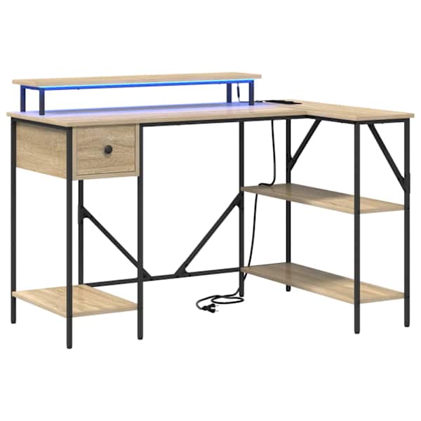 vidaXL Laud Sonoma tamm 120 x 79 x 86,5 cm Tehispuit