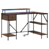 vidaXL Laud Pruun tamme 120 x 79 x 86,5 cm Tehispuit