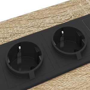 Noční skříňka 2 pcs Sonoma dub 30 x 48 x 61 cm kompozitní dřevo - obrázek 10
