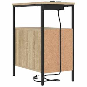 Noční skříňka 2 pcs Sonoma dub 30 x 48 x 61 cm kompozitní dřevo - obrázek 9