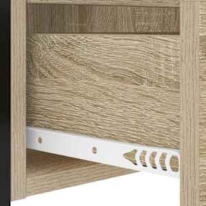 Noční skříňka 2 pcs Sonoma dub 40 x 31 x 60 cm kompozitní dřevo - obrázek 11