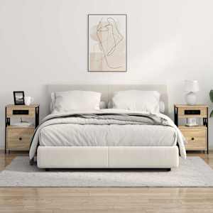 Noční skříňka 2 pcs Sonoma dub 40 x 31 x 60 cm kompozitní dřevo - obrázek 4