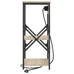 Noční skříňka 2 pcs Sonoma dub 41 x 31 x 76 cm kompozitní dřevo - obrázek 7