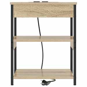 Noční skříňka 2 pcs Sonoma dub 41 x 31 x 51 cm kompozitní dřevo - obrázek 6