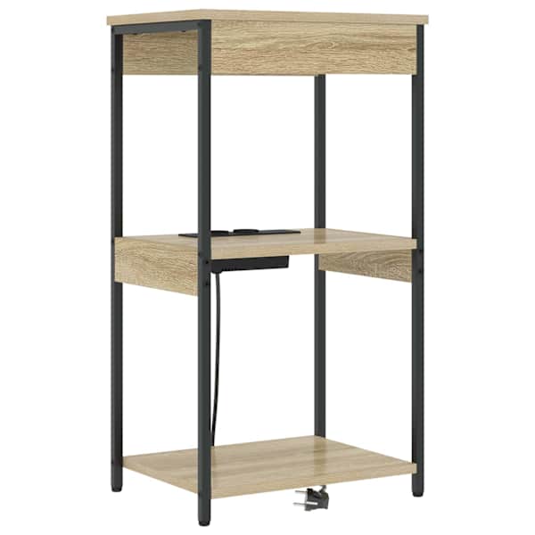 vidaXL &Ouml;&ouml;lambi kapp Sonoma tamm 41 x 31 x 76 cm Tehispuit