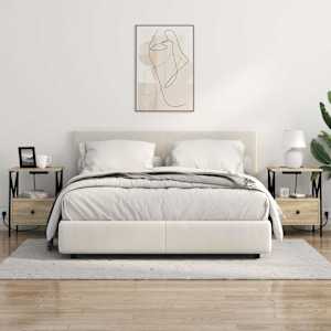 Noční skříňka se zásuvkou 2 pcs Sonoma dub 41,5 x 40,5 x 55 cm - obrázek 4