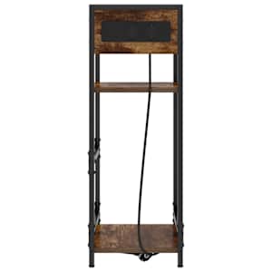 Noční skříňka Kouřový dub 40 x 27 x 76 cm kompozitní dřevo - obrázek 6