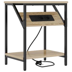 Noční skříňka 2 pcs Sonoma dub 38 x 30 x 48 cm kompozitní dřevo - obrázek 5