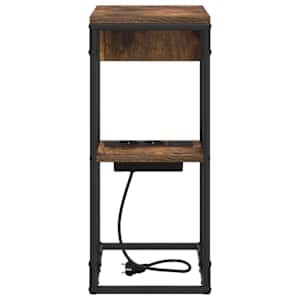 Noční skříňka Kouřový dub 41,5 x 26 x 60,5 cm Kompozitní dřevo - obrázek 6
