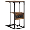 vidaXL &Ouml;&ouml;lambi kapp Suitsetatud tamm 41,5 x 26 x 60,5 cm Tehispuit