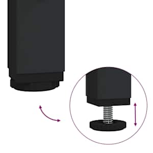 Úložné čelo postele s čelo Šedá sonoma 140 cm Kompozitní dřevo - obrázek 11