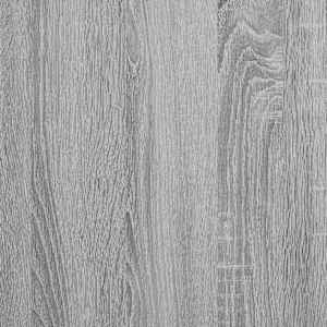 Úložné čelo postele s čelo Šedá sonoma 140 cm Kompozitní dřevo - obrázek 12
