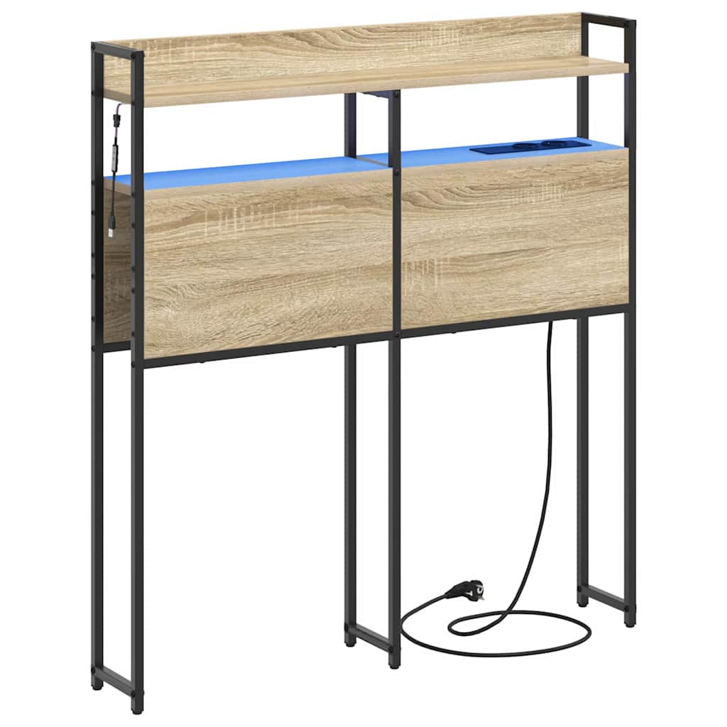Säilytyspääty Sonoma tammi 90 cm Tekninen puu