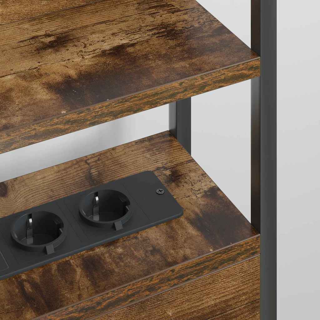 Päätylevy hyllyllä päätyllä Savutammi 100 cm Tekninen puu - Image 5