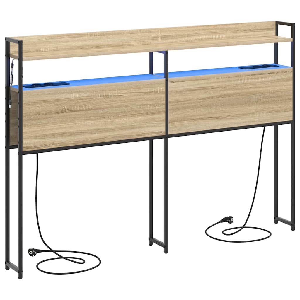 Säilytyspääty Sonoma tammi 120 cm Tekninen puu