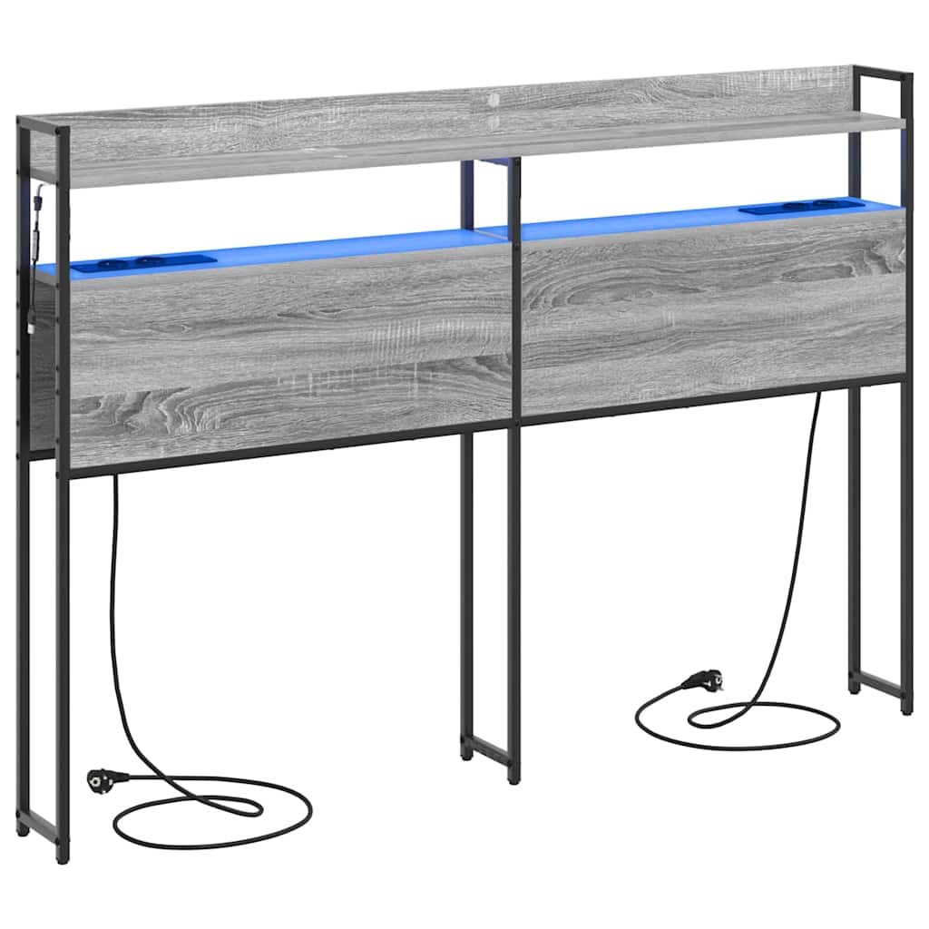 Säilytyspääty Harmaa sonoma 150 cm Tekninen puu