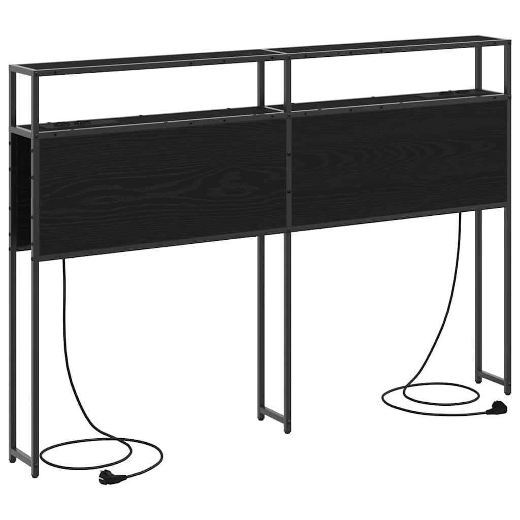 Säilytyspääty päätyllä säilytystilassa Mustatamme 140 cm Tekninen puu